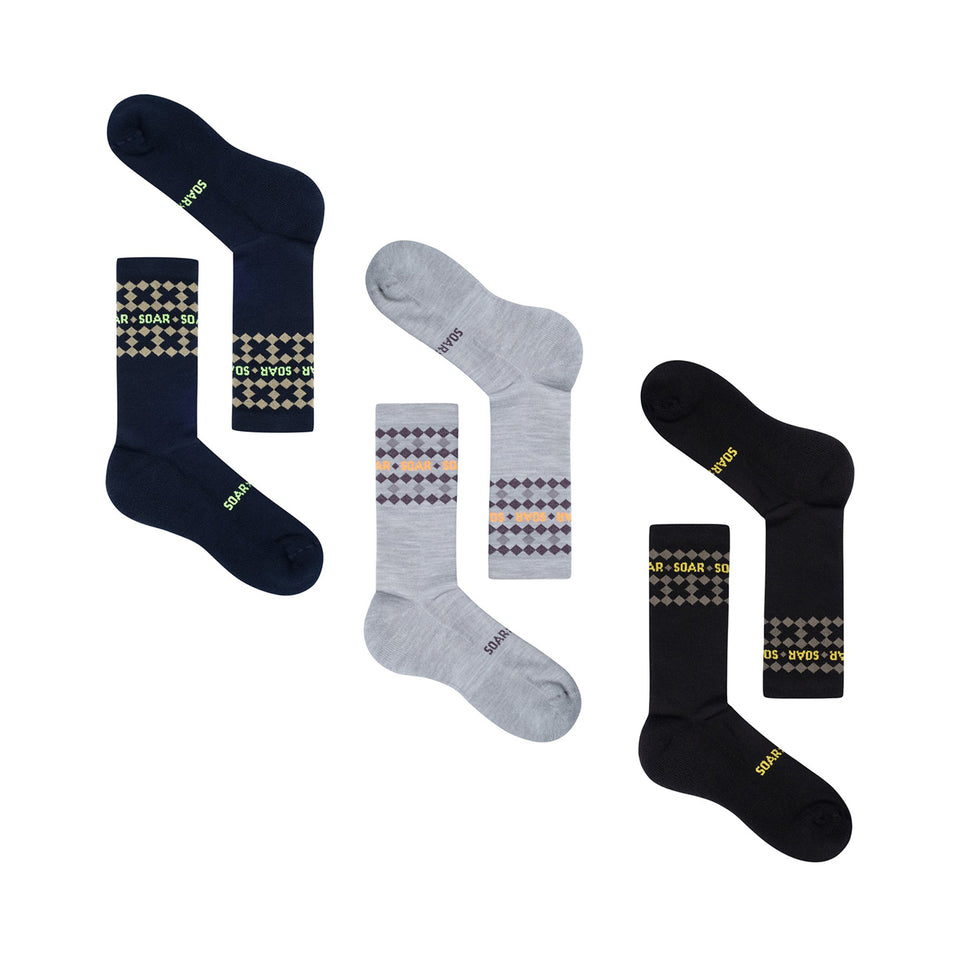 Crew Sock - Merino ull