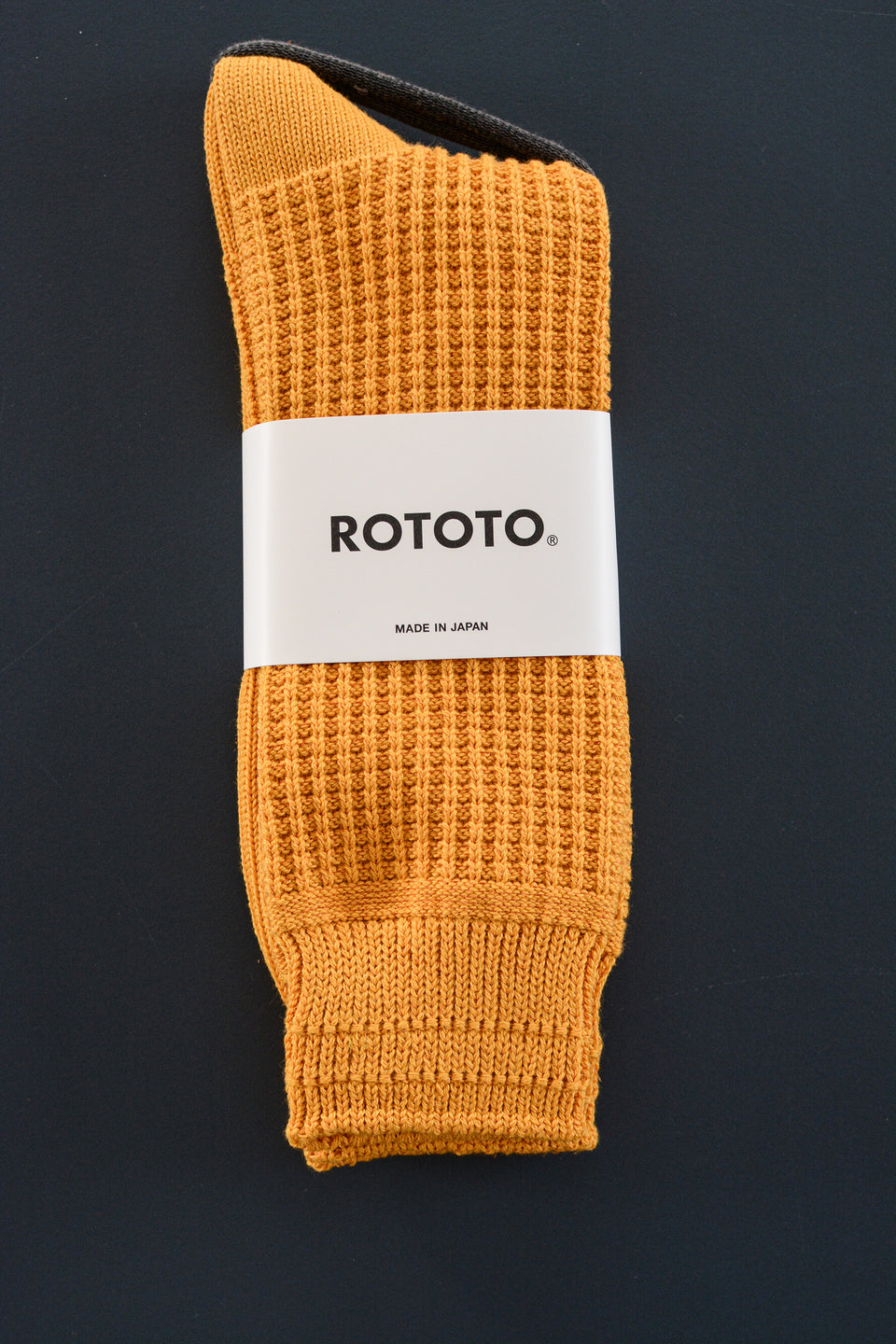 Cotton Waffle Crew Sock