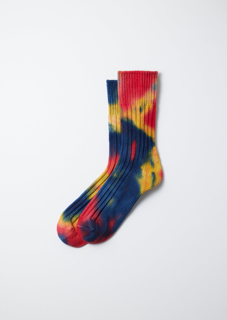 Tie Dye Chunky Ribbed Crew Socks