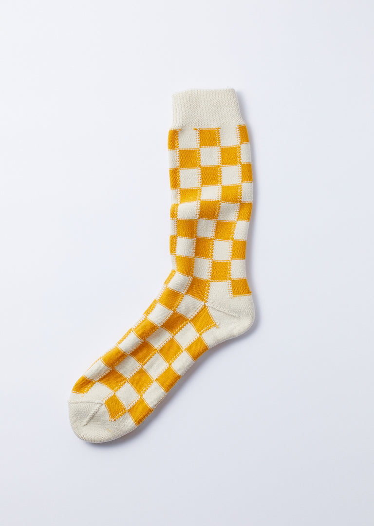 Checkerboard Crew Socks