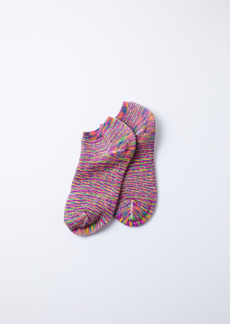 Washi Pile Short Socks ”Kasuri”